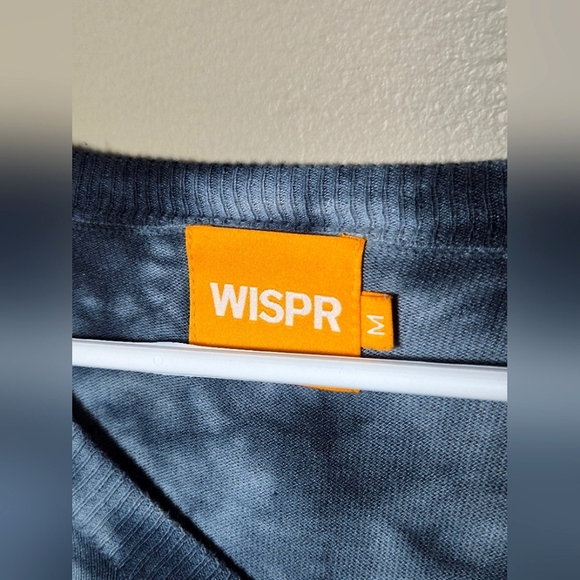 Wispr Brodie Tie Dye Cotton & Silk Blend Boho Chic Crewneck Sweatshirt, Medium - Picture 2 of 3
